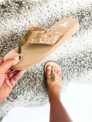 Corkys Summer Break Flip Flop Glitter Cork