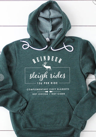 Reindeer Sleigh Ride Hoodie