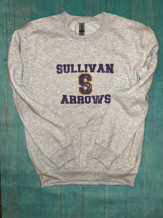 Sullivan Arrows Crewneck Ash Gray
