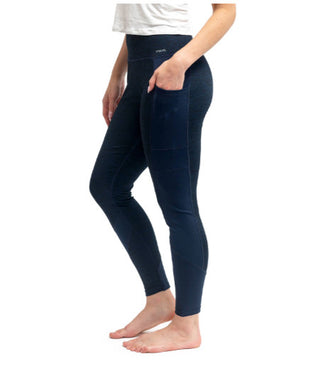 Fit Kicks Cross Over Active Leggings Navy
