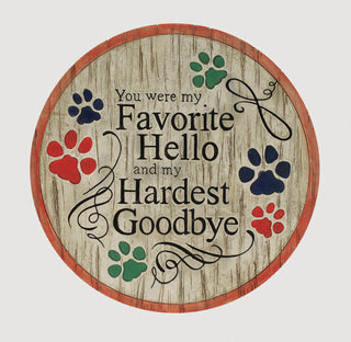 Spoontiques Hardest Goodbye Garden Stone