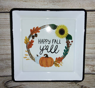 Happy Fall Y’all Trinket Dish