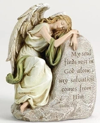 Reclining Angel Memorial Figurine