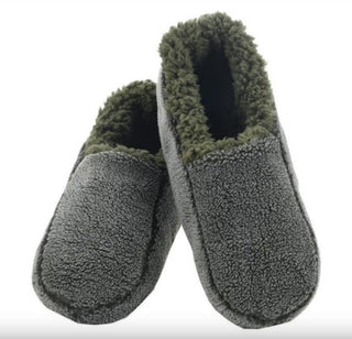 Snoozies Men's Two Tone Olive