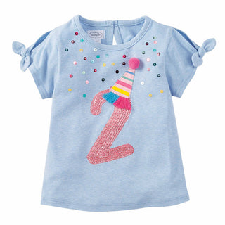 Mudpie Birthday Tee 2 24M/2T