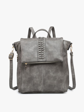 Jen & Co Vivian Backpack Dark Grey M2348