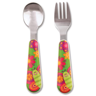 Stephen  Joseph Silverware with Case Butterfly