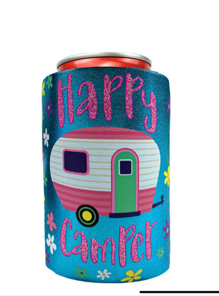 Happy Camper Can Cooler