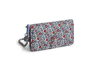Vera Bradley Phone Wristlet Bias Mini Vines Ribbons