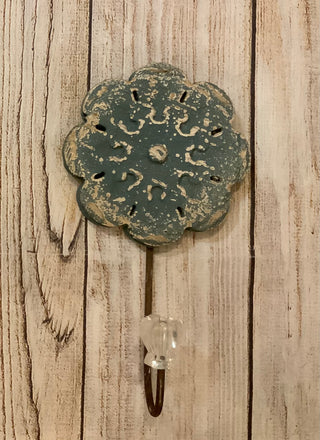 Rustic Floral Coat Hook