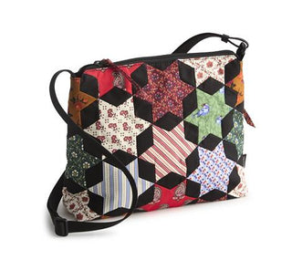 Vera Bradley Original Zip Hipster Star Patchwork