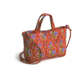 Vera Bradley Mini Hathaway Tote Garden Paisley