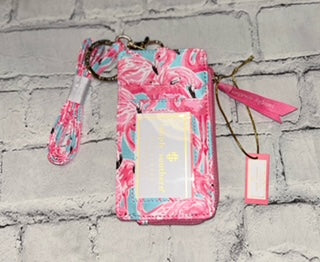 Simply Southern ID Lanyard Flamingo