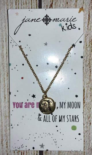 Jane Marie Kids Moon & Stars Necklace