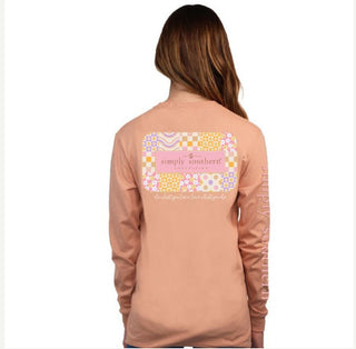 Simply Southern Long Sleeve Groovy Logo Cafe