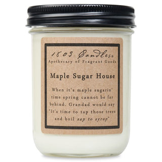 1803 Maple Sugar House Soy Jar Candle