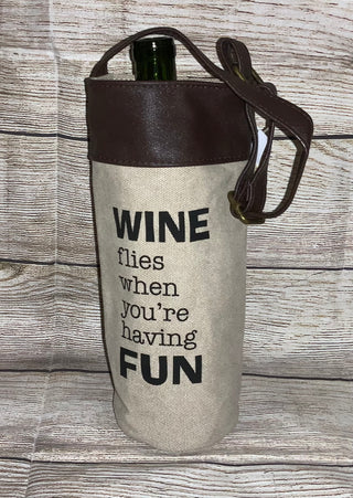 Canvas Wine Bag