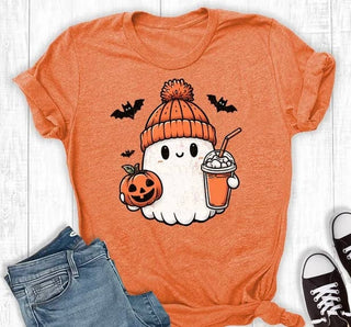 Rebel Rose Halloween Ghost w/Coffee