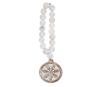 Beaded Snowflake Ornament Style 4