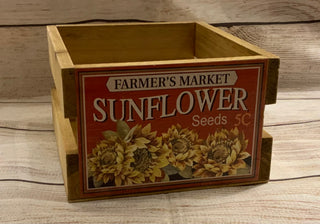 Sunflower Seeds Crate