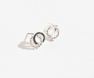Howard's Ear Sense Linked Rings Earrings Silver