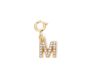 My Fun Colors Rhinestone Initial Gold M