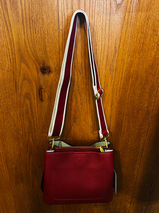 Jen & Co Corinna Bucket Bag Wine M2765
