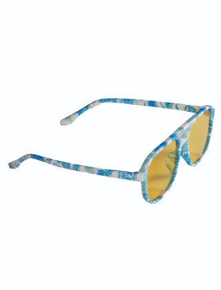 Simply Southern Sunglasses Soleil Blue Flower