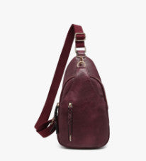 Jen & Co Nikki Sling Bag Cherry Lacquer M2342