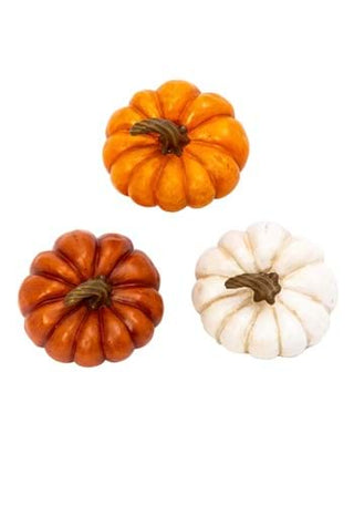 Resin Slanted Harvest Pumpkin
