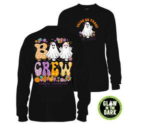 Simply Southern Long Sleeve Trick or Treat T-Shirt Black