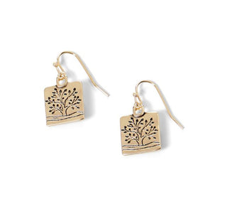 Whispers Square Family Tree Earrings WN004207/08