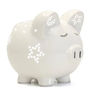 Child To Cherish White Night Light Piggy Bank