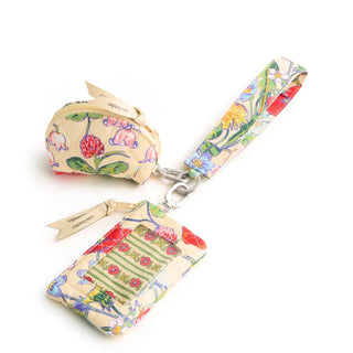 Vera Bradley Dual Pouch Wide Wristlet All the Pretty Flowers