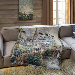 Amazing Grace Tapestry Throw