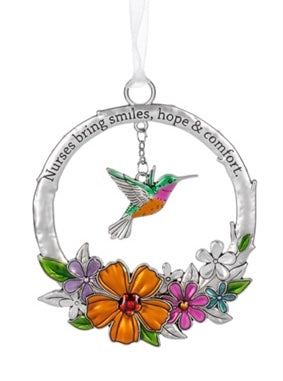 Nurses Hummingbird Ornament