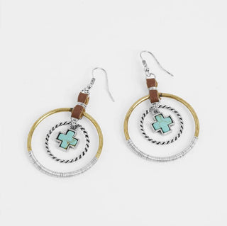 Coco & Carmen Adriel Earrings Turquoise