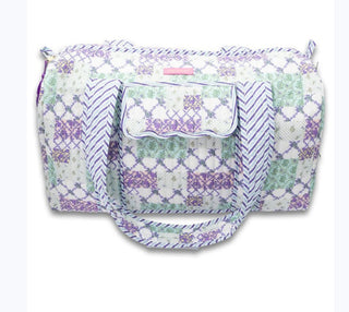 Simply Southern Quilted Duffle Floral Patchwork