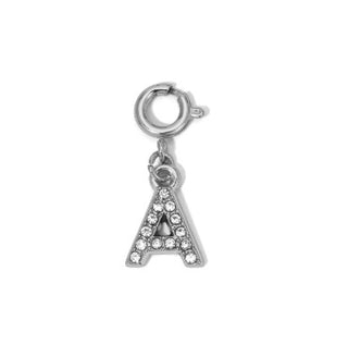 My Fun Colors Rhinestone Initial Silver A