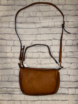 Jen & Co Sierra Whipstitch Shoulder Bag Cognac M2508