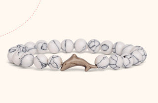 Fahlo Dolphin Bracelet White Howlite