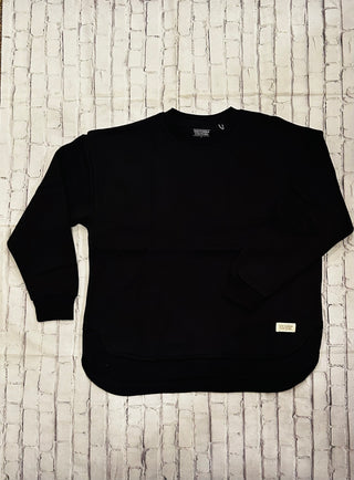Southern Couture Comfy Round Here Crewneck Black