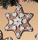 Clay Dough Gingerbread Ornament Style 3