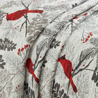 Cardinal’s Quilted Throw Blanket