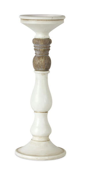 Ivory Resin Candle Holder