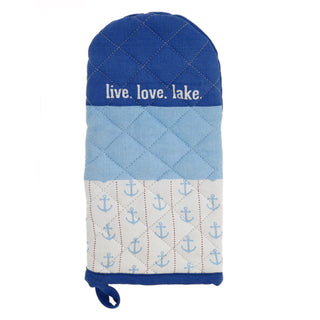 Live. Love. Lake. Oven Mitt