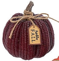 Resin Harvest Corn Pumpkin