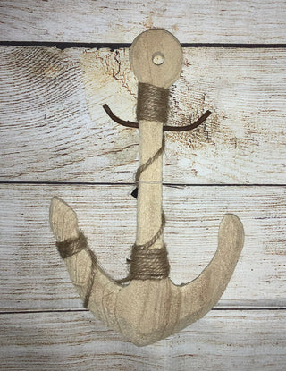 Wooden Anchor Decor