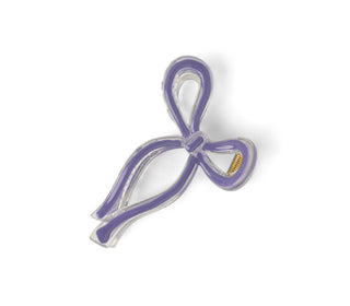 Crush Very Demure Bow Hair Clip Purple