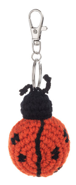 Ganz Crochet Garden Key Fob Lady Bug
